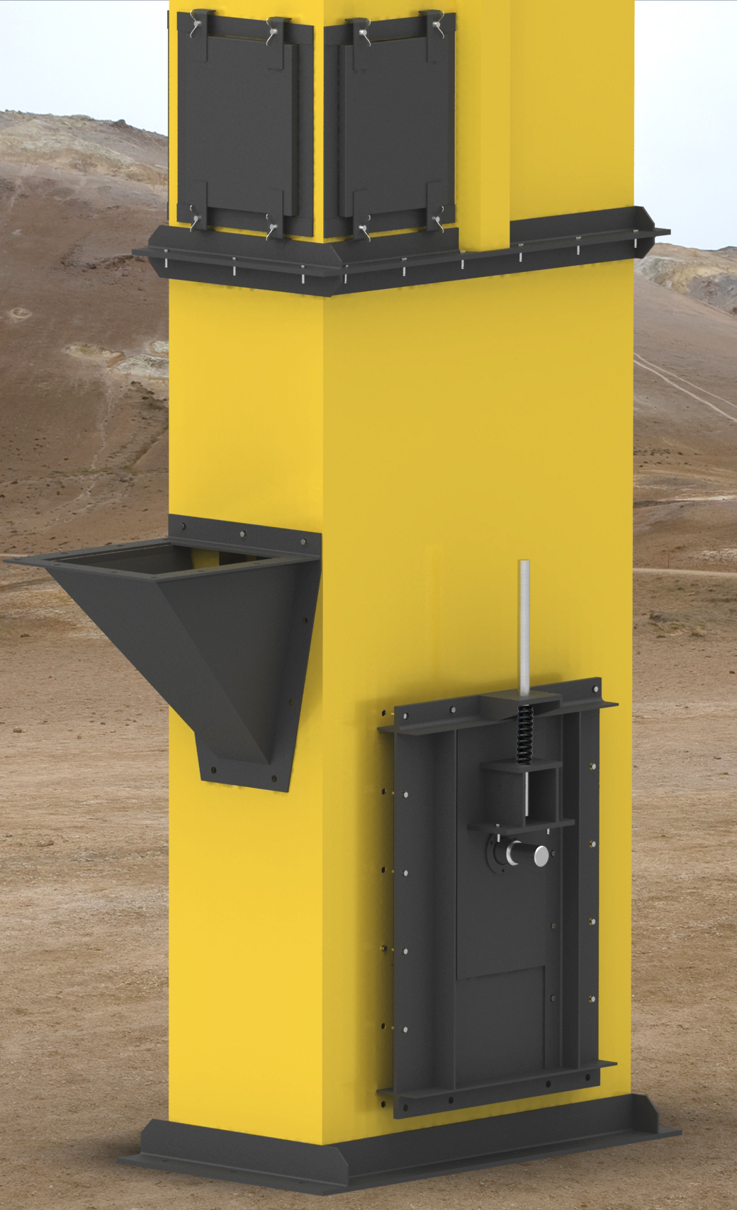 NE plate chain bucket elevator