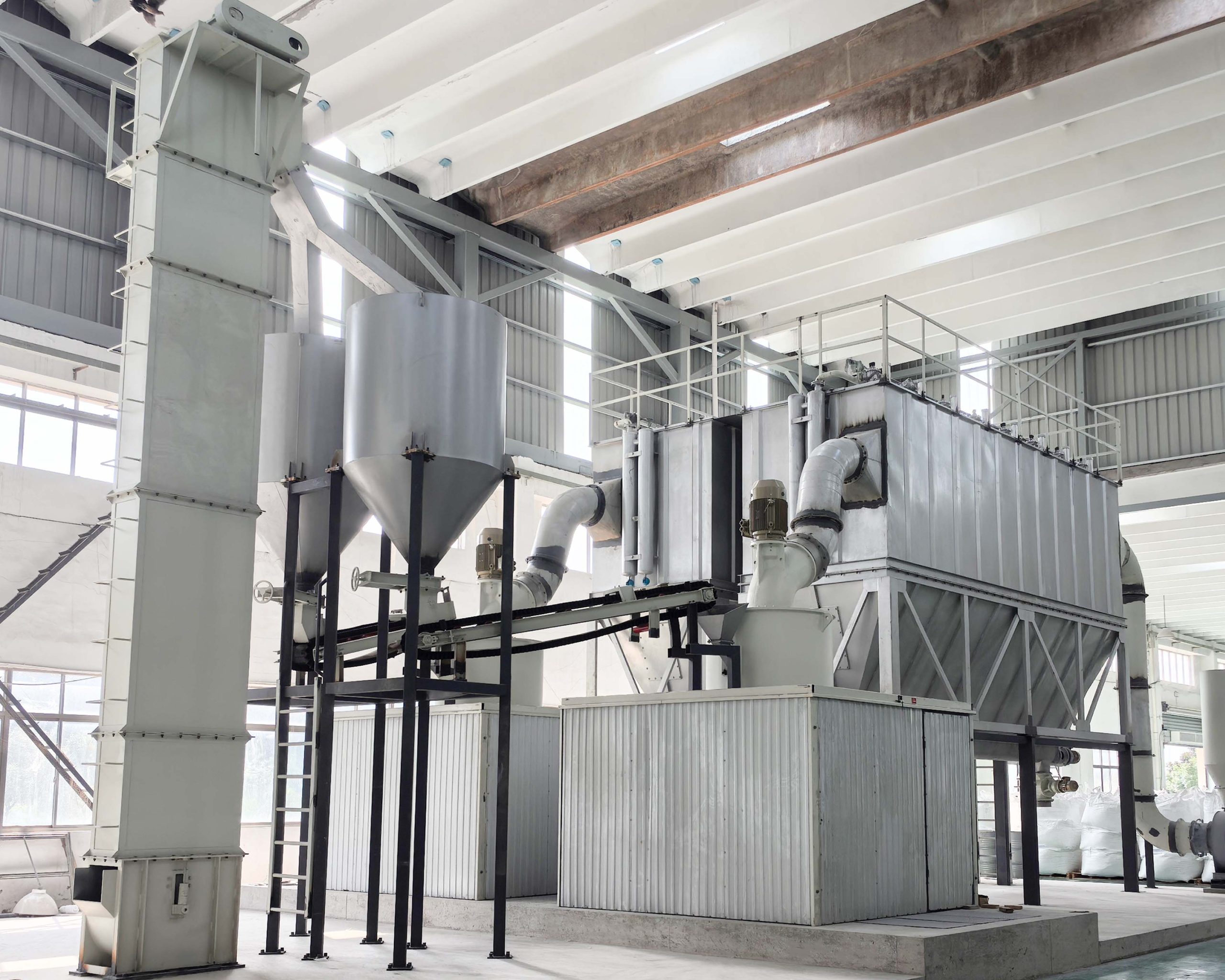 The Process of Grinding Calcite into Ultrafine Powder by HGM Mill