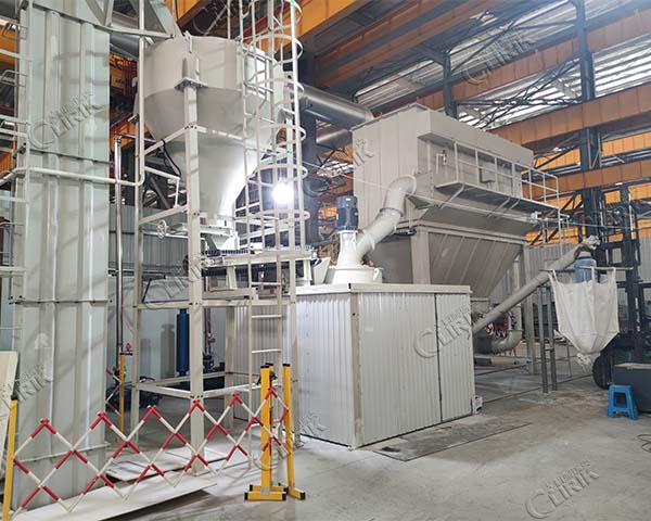 Ultra-Fine Grinding of Gypsum with Clirik’s HGM Roller Mill